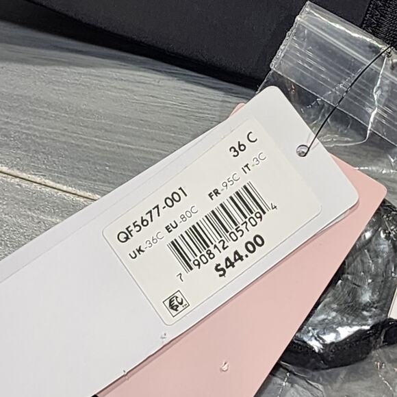 Calvin Klein Naked Glamour‎ Strapless Push-Up Bra 36C QF5677 Black - Picture 12 of 12